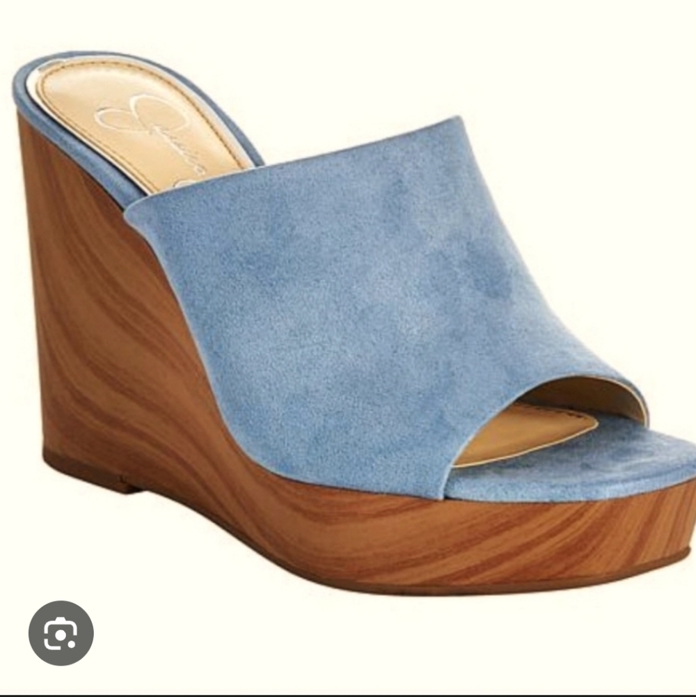 Y2K Jessica Simpson Slide On Wedge